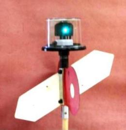 railroad solar power switch lamp