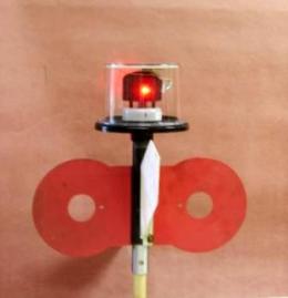 railroad solar power switch lamp